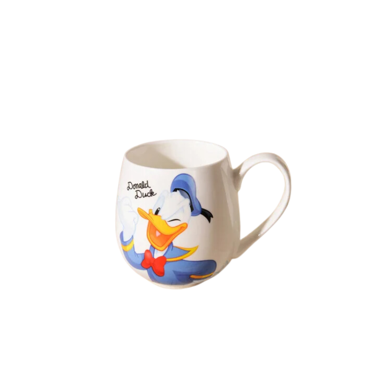 Caneca para bebidas dos desenhos animados Disney  mickey mouse, minnie, pateta, pato donald,