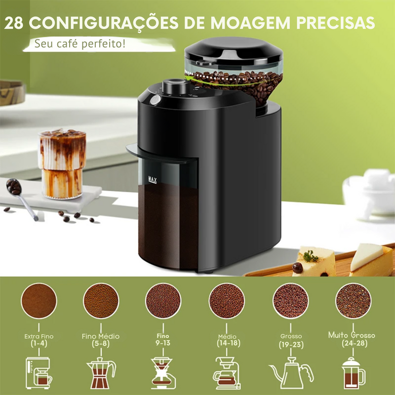 Máquina Moedor De Café Elétrico