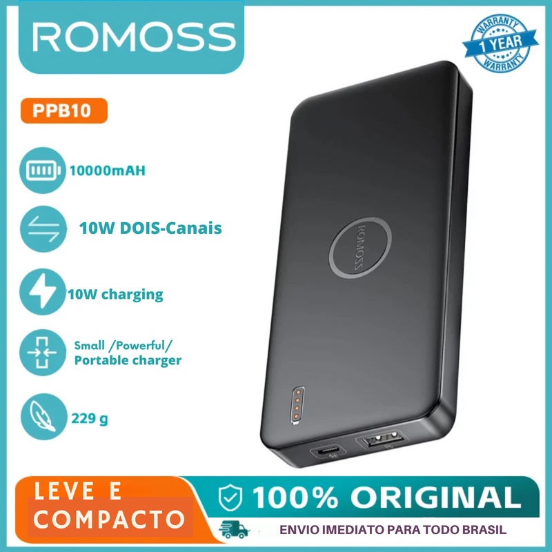 Power Bank 10000mah | Powerbank 10000mah | Romoss Premium