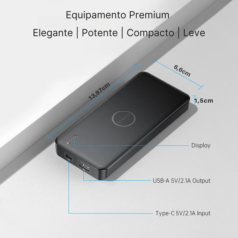 Power Bank 10000mah | Powerbank 10000mah | Romoss Premium