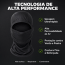 Balaclava Térmica Premium UV — Preto