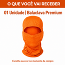 Balaclava Térmica Premium UV — Laranja