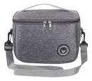 Bolsa térmica lancheira cinza