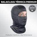 Balaclava cinza em uso