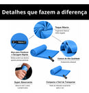 Detalhes: alça, costura e compacidade