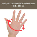 Medida ideal da palma da mão