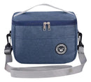 Bolsa térmica lancheira azul-marinho