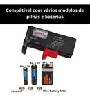 Compatível com vários modelos de pilhas