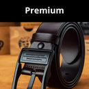 Cinto Masculino de Couro Premium — Preto