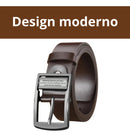 Design moderno do cinto marrom