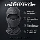 Balaclava cinza tecido