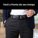 Cinto Masculino de Couro Premium — Preto