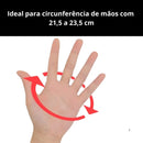 Medida ideal da palma da mão