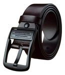 Cinto Masculino de Couro Premium — Preto