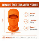 Balaclava laranja formas de uso