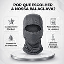 Balaclava cinza formas de uso