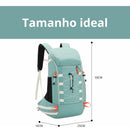 Mochila 40L verde medidas