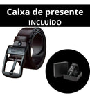 Cinto Masculino de Couro Premium — Preto