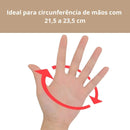 Medida ideal da palma da mão