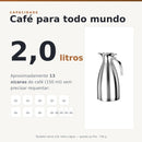 Capacidade de 2 litros