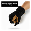 Luvas de Raspa Antiderrapantes — Preto