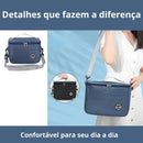 Bolsa térmica azul no dia a dia