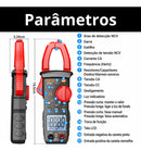 Parâmetros e controles do multiímetro