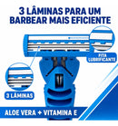 Refis de 3 lâminas em aço inoxidável