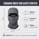 Balaclava cinza detalhe