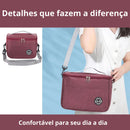 Bolsa térmica vermelha no dia a dia