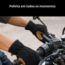 Luvas de Raspa Antiderrapantes — Preto