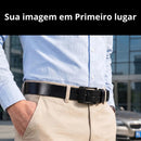 Cinto Masculino de Couro Premium — Preto