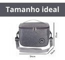 Bolsa térmica cinza medidas