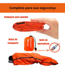 Bolsa de transporte e apito de emergência