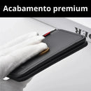 Acabamento premium da carteira preta