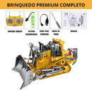Trator Escavadeira De Controle Remoto | Brinquedo Premium