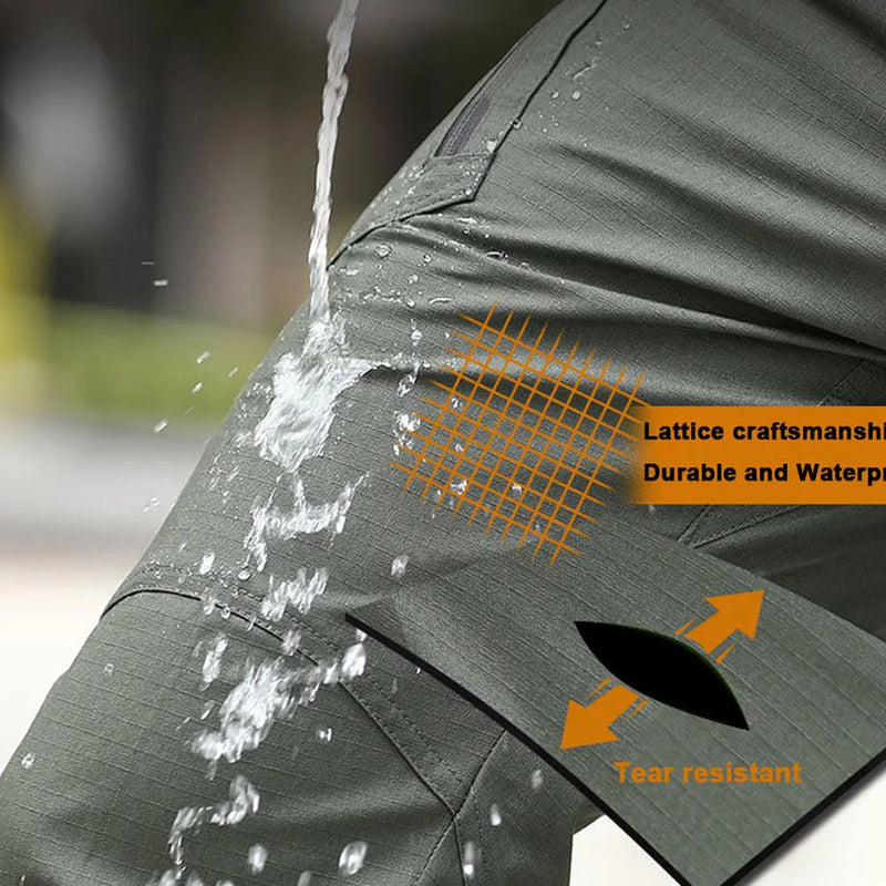 Calça tática para trekking, caminhada e atividades ao ar livre com multi bolsos.