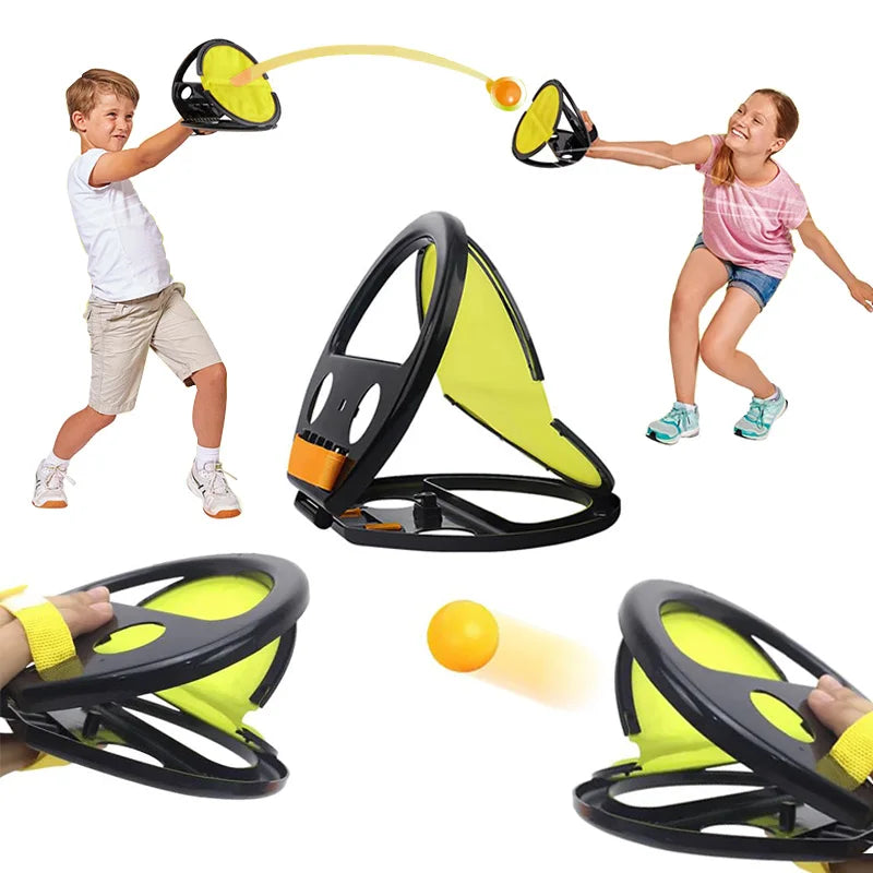 Jogo de bola para adulto e criança ao ar livre indoor, interação sensorial esporte brinquedo, treinamento mão, olho, coordenação