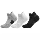 Kit3 PARES Meias antiderrapantes para esportes, meias masculinas e femininas de algodão, curtas e longas, para trekking, futebol, basquete, esportes, respiráveis e desodorantes, 39-45