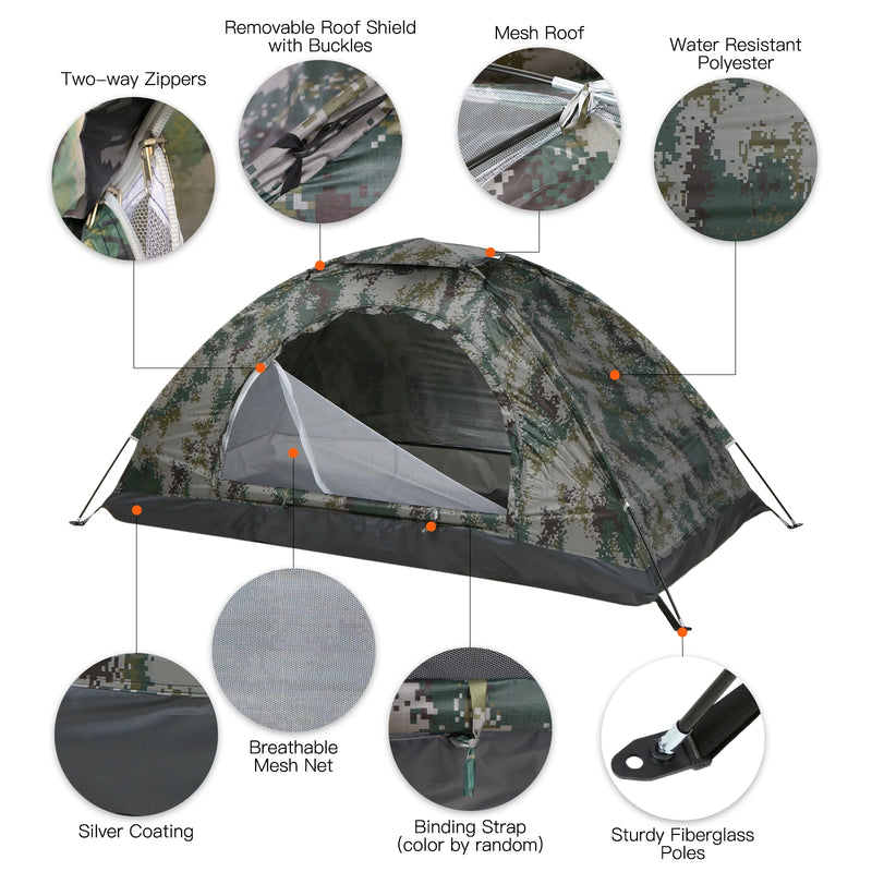 Barraca de acampamento ULTRALEVE | 850g | 1500mm