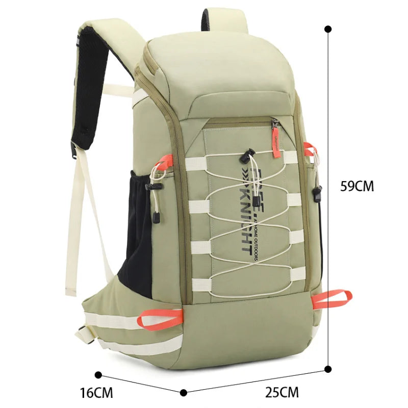 Mochila 40 Litros com capa de chuva para escalada, caminhadas, montanhismo
