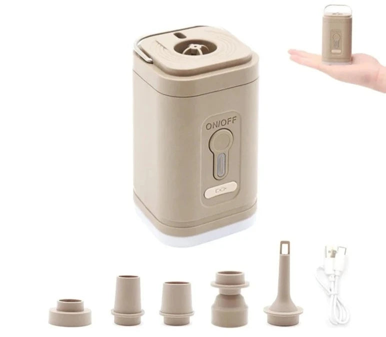 Bomba de ar elétrica portátil sem fio compressor de ar inflator/deflator bombas para almofadas infláveis camas de ar