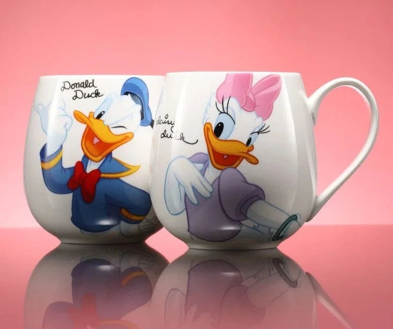Caneca para bebidas dos desenhos animados Disney  mickey mouse, minnie, pateta, pato donald,