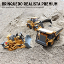 Trator Escavadeira De Controle Remoto | Brinquedo Premium