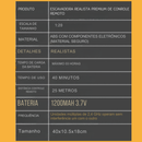 Escavadeira de controle remoto | Brinquedo realista PREMIUM